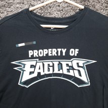 The Nike Tee Philadelphia Eagles Shirt Men Large Black Crew NFL Logo Athletic - £13.17 GBP