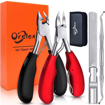 Orelex Toenail Clippers for Seniors Thick Toenails, Toe Nail Clippers Se... - £19.98 GBP