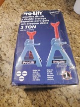 Pro-Lift Heavy Duty Jack Stands – 3 Ton in Pair with Double Pins Design - $59.40