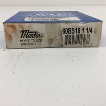 Martin 60BS18 1-1/4&quot; Bore Roller Chain Sprocket - £19.97 GBP