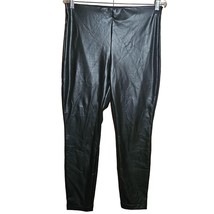 Black Vegan Leather Leggings Size Medium - $34.65