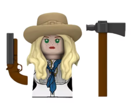 Military War US West Cowboy Figures Women Building Blocks Figures Brick ... - $5.95