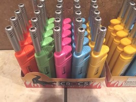 5 Crocs Handy Lighters LONG REACH Nozzle Candle Lighters  Mixed Colors - $14.50