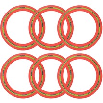 Flying Aero Discs, 6 Pack Sports Outdoor Pro Flyer Rings | Plastic Toy Ultimate  - £28.46 GBP