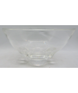 Vintage Signed Steuben Crystal Bowl with Thumbprint Base  - £77.44 GBP