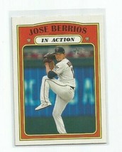 Jose Berrios (Twins) 2021 Topps Heritage In Action, Puzzle Back Card #114 - £3.92 GBP