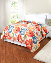 Laural Home ~ Watercolor ~ Polyester ~ King Size Comforter ~ 86&quot; x 101&quot; - £47.55 GBP