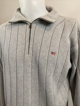 Polo Jeans Co. by Ralph Lauren , Men&#39;s 1/4 Zip Sweater Size L Grey - £55.69 GBP