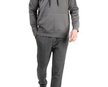 Natori Men&#39;s Sathya Quarter-Zip Hoodie Sweatshirt in Volcanic Ash-Size L... - $49.99
