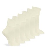 Jefferies Socks Girls Boys Cotton School Turn Cuff Roll Ankle Seamless S... - $35.65 CAD