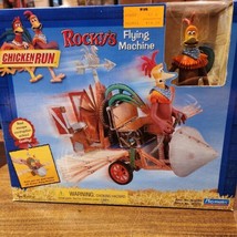 NEW 2000 Playmates Chicken Run Rocky’s Flying Machine Factory Sealed - £26.99 GBP