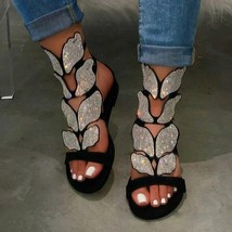 Rhinestone New Women Spring/summer New Soft-slip Non-slip Sandals Foam Sole Dura - £21.56 GBP