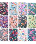 24 Pcs Floral Notebook, Mini Colorful Flower Notepad Bulk Bible Inspirat... - $18.80