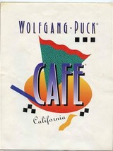 Wolfgang Puck Cafe California Wine and Beer Menu 1980&#39;s - £17.11 GBP
