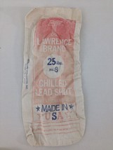 Antique Lawrence Brand Chilled Lead Shot 25 lbs. No. 8 Shot of Champions... - $4.95