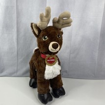 Build A Bear Blitzen Reindeer Christmas Plush 18&quot; Brown Plushie Stuffed Toy BAB - £15.85 GBP