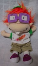 Nickelodeon Rugrats Chucky Red Haird Boy 9&quot; Plush Stuffed Animal Toy 2000 Mattel - £12.02 GBP