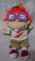 Nickelodeon Rugrats Chucky Red Haird Boy 9&quot; Plush Stuffed Animal Toy 2000 Mattel - £12.12 GBP