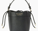 Kate Spade Cameron Small Bucket Bag Black Leather WKRU6712 NWT $299 Shou... - $112.85