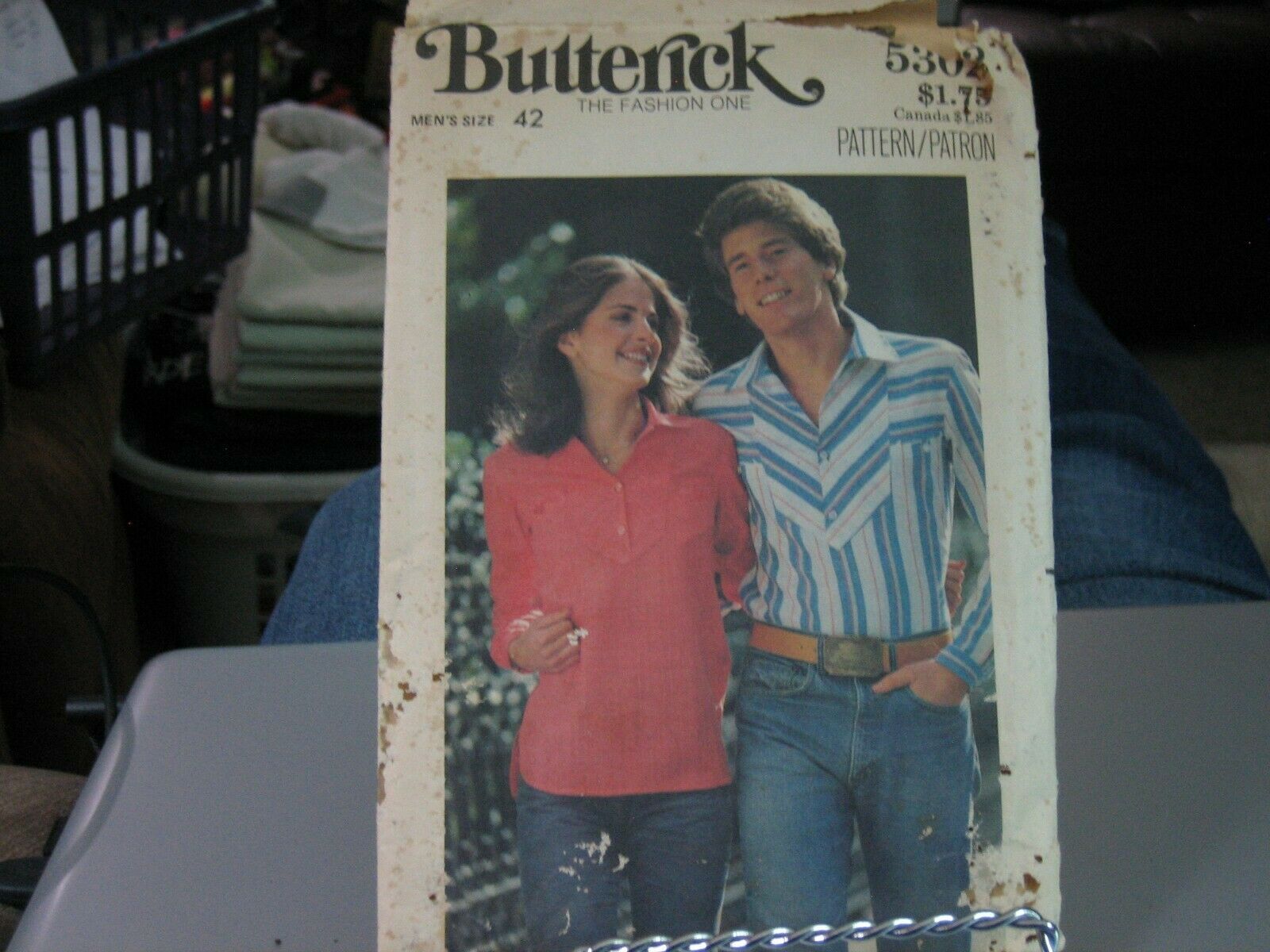 Butterick 5302 Men's Shirt Pattern - Size 42 - $12.23