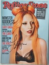 LADY GAGA Signed Rolling Stone Magazine - Stefani Joanne Angelina German... - $589.00