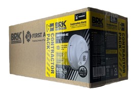 BRK AC Powered Smoke + Carbon Monoxide Detector SMICO105-AC Contractor Pack 6 (A - £93.19 GBP
