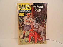Classics Illustrated #140 On Jungle Trails 1st Edition Good Condition - £9.39 GBP
