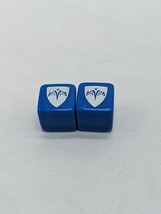 Set Of (2) Heroscape Blue Combat Dice - $6.92