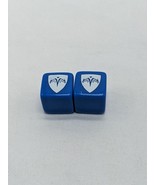 Set Of (2) Heroscape Blue Combat Dice - $6.92