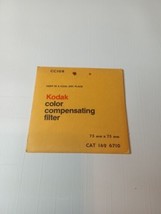 Kodak CC 10R Color Compensating Wratten Gelatin Filter 75mm x 75mm - £8.94 GBP