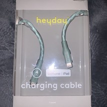 Heyday 4&#39; Apple iPad iPhone Lightning To USB-C cable-Green New Unused Op... - £6.24 GBP