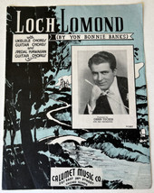 Loch Lomond Arranged By Bill Burns ~ Vintage 1938 Sheet Music With Orrin Tucker - £7.38 GBP