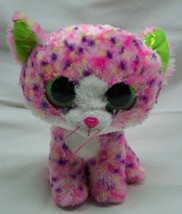 Ty Beanie Boos Big Eyed Pink Spotted Sophie The Cat 5&quot; Plush Stuffed Animal Toy - £11.97 GBP