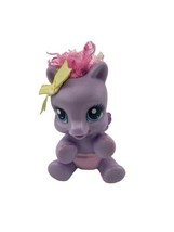 2008 My Little Pony MLP Newborn Cuties Starsong Purple 3&quot; Hasbro Figure - £8.59 GBP