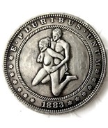 Rare Antique USA Sex Morgan 1883 cc Dollar Silver Color Coin. Explore Now - $27.90