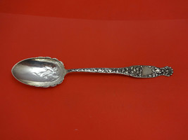 Heraldic by Whiting Sterling Silver Stuffing Spoon with Ruffles &amp; Design 12&quot; - £542.05 GBP