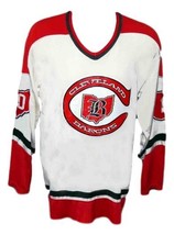 Any Name Number Cleveland Barons Retro Hockey Jersey New White Any Size image 4