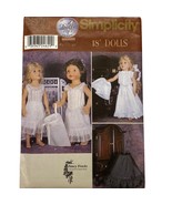 Sewing Pattern Simplicity 9589 for 18&quot; Doll Clothing - £7.54 GBP