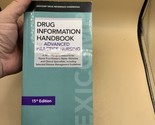 Drug Information Handbook for Advanced Practice Nursing LexiComp - $17.81