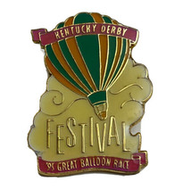 1995 Kentucky Derby Festival Great Balloon Race Horse Racing Lapel Hat Pin - £7.44 GBP