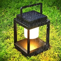 Outdoor Solar Table Lamp, Portable Rechargeable Waterproof Solar Lanterns 1 - £47.47 GBP