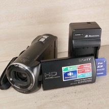 Sony HDR-CX230 8 Gb Handycam Digital Camcorder - Black *GOOD/TESTED* W 2gb Sd - $98.95