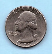 1978 D Washington Quarter - moderate wear - $1.25