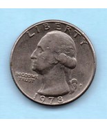 1978 D Washington Quarter - moderate wear - $1.25