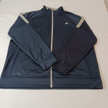 Russell RS15440 Men&#39;s Blue Dri-Power 360 Full Zip Pockets Jacket XL (46-48) - €19,48 EUR