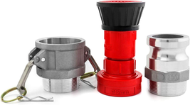 Fire Hose Nozzle, 2" Heavy Duty NPSH/NPT Fire Equipment Constant Flow Fo... - $34.95