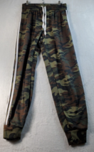 rue21 Jogger Pants Womens Size Medium Green Camo Print Knit Drawstring Pull On - £10.79 GBP