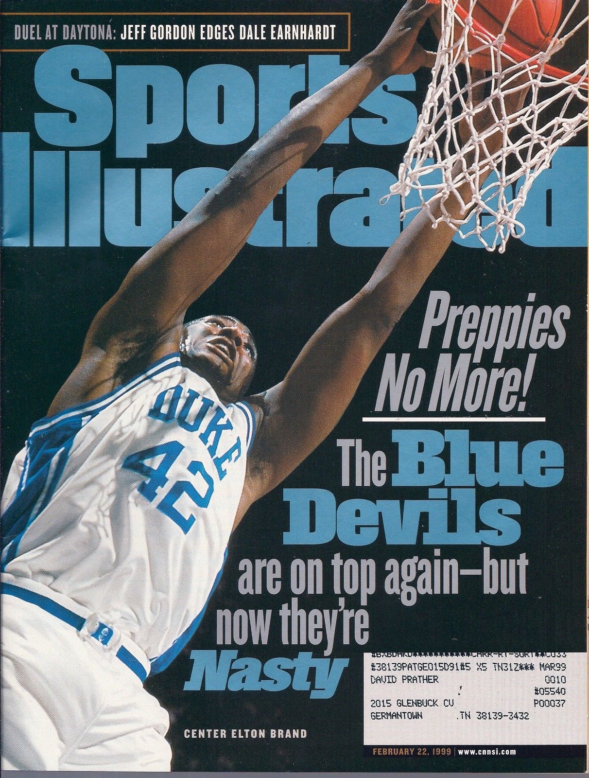 Sports Illustrated Magazine February 22, 1998 Preppies No More! The Blue Devils - £1.18 GBP
