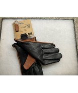 NEW GENUINE HIGHWAY 21 489-00262X GLOVES LOUIE BLACK/TAN LEATHER MENS 2XL - $29.68