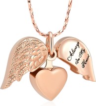 Heart Urn Necklace Pendant - $34.49